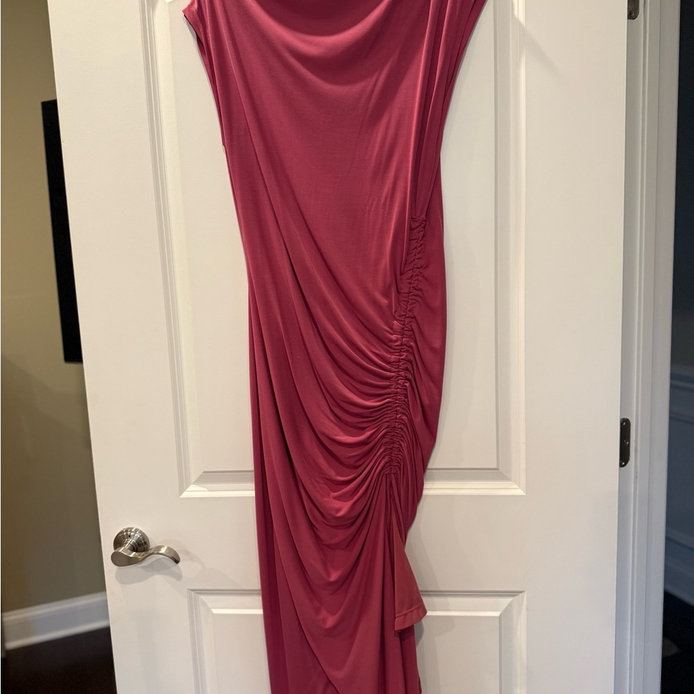 House of Harlow 1960 Mauve Asymmetrical Sheath Cocktail Dress